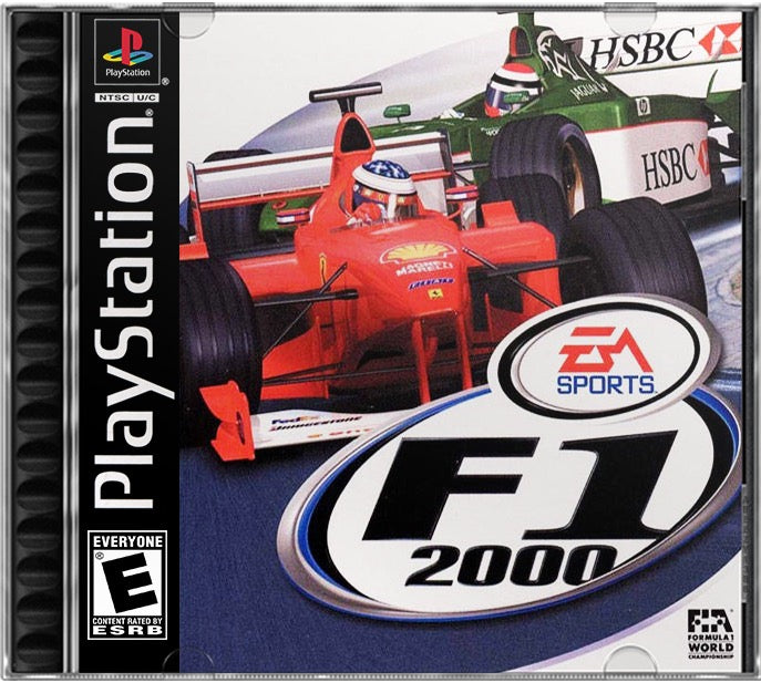F1 2000 PS1 Sony Playstation 1 Used Video Game