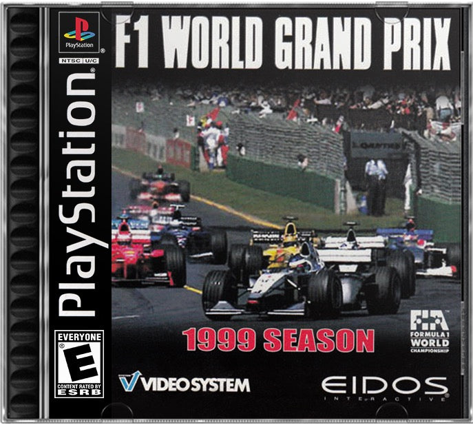 F1 World Grand Prix - 1999 Season PS1 Sony Playstation 1 Used Video Game