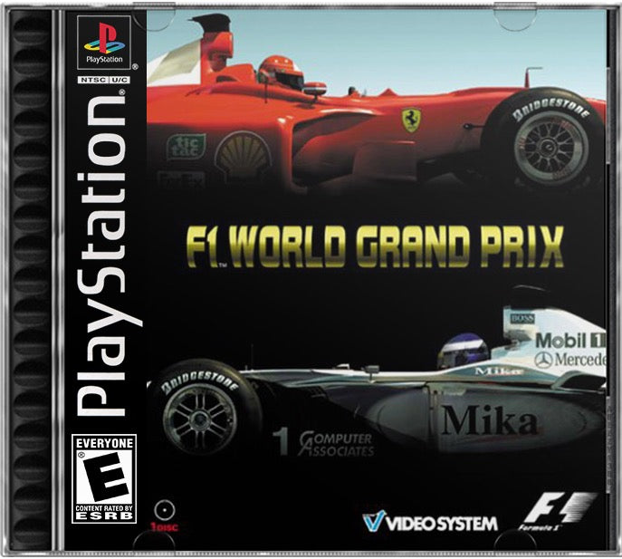 F1 World Grand Prix PS1 Sony Playstation 1 Used Video Game
