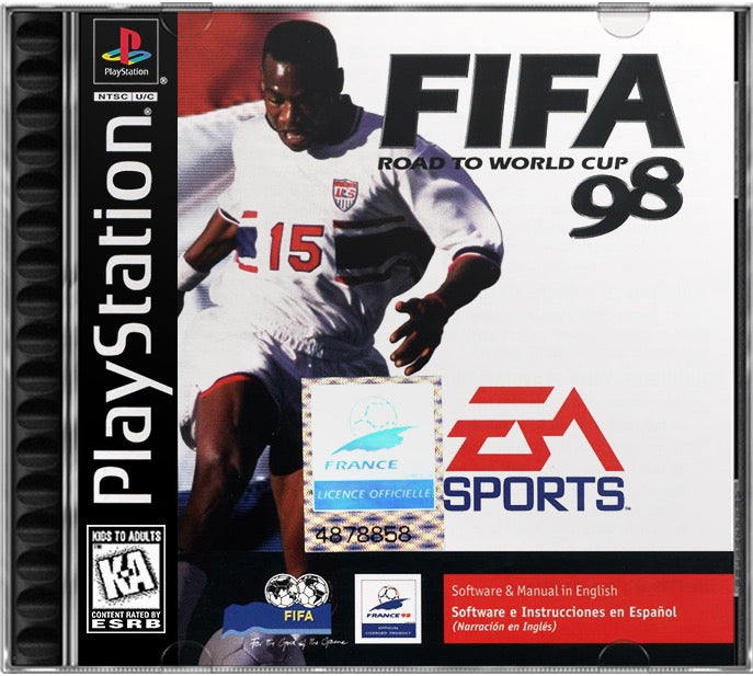 FIFA - Road to World Cup 98 PS1 Sony Playstation 1 Used Video Game