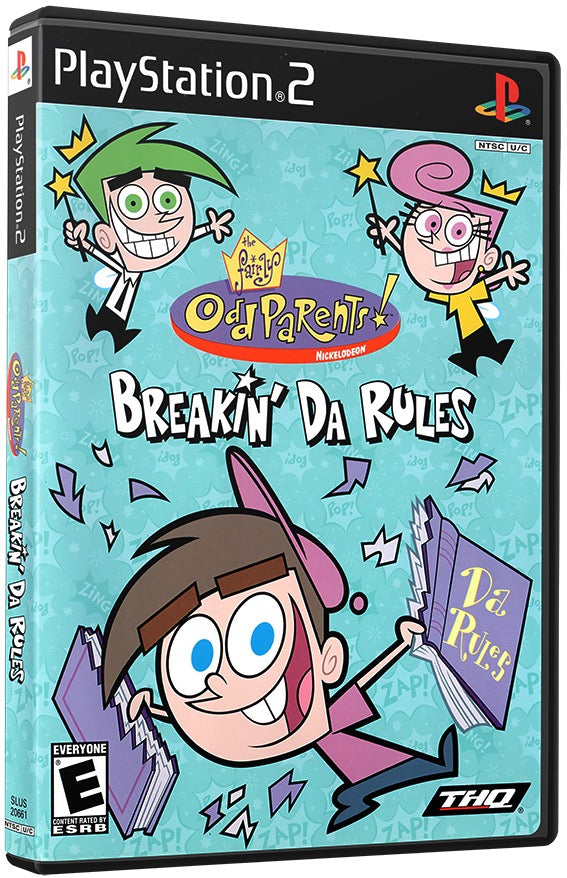 Fairly OddParents! Breakin' Da Rules, The PS2 Sony Playstation 2 Used Video Game PS2