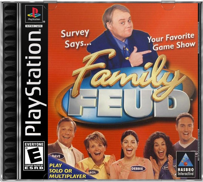 Family Feud PS1 Sony Playstation 1 Used Video Game