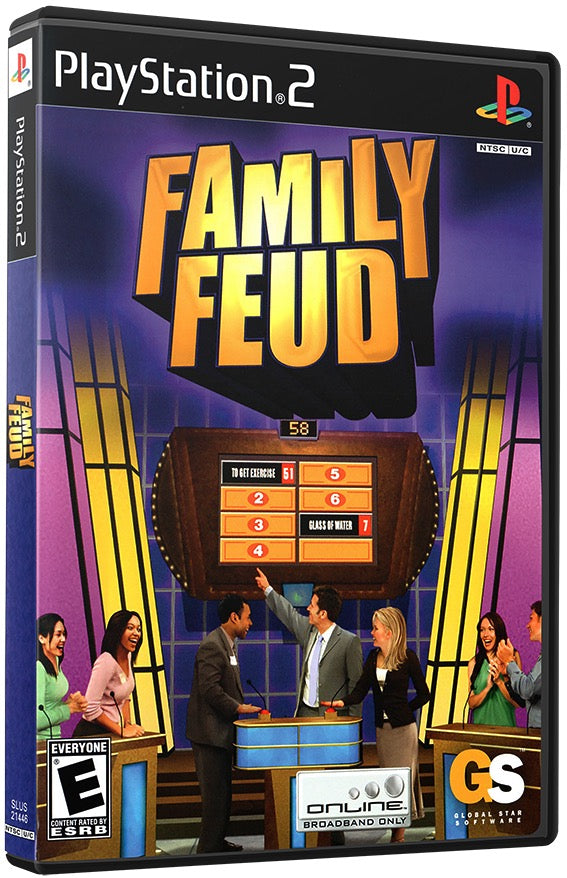 Family Feud PS2 Sony Playstation 2 Used Video Game PS2