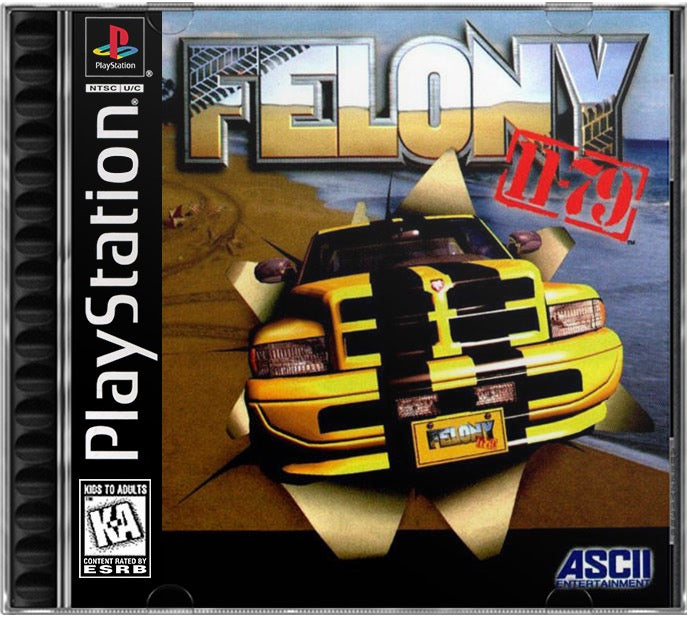 Felony 11-79 PS1 Sony Playstation 1 Used Video Game