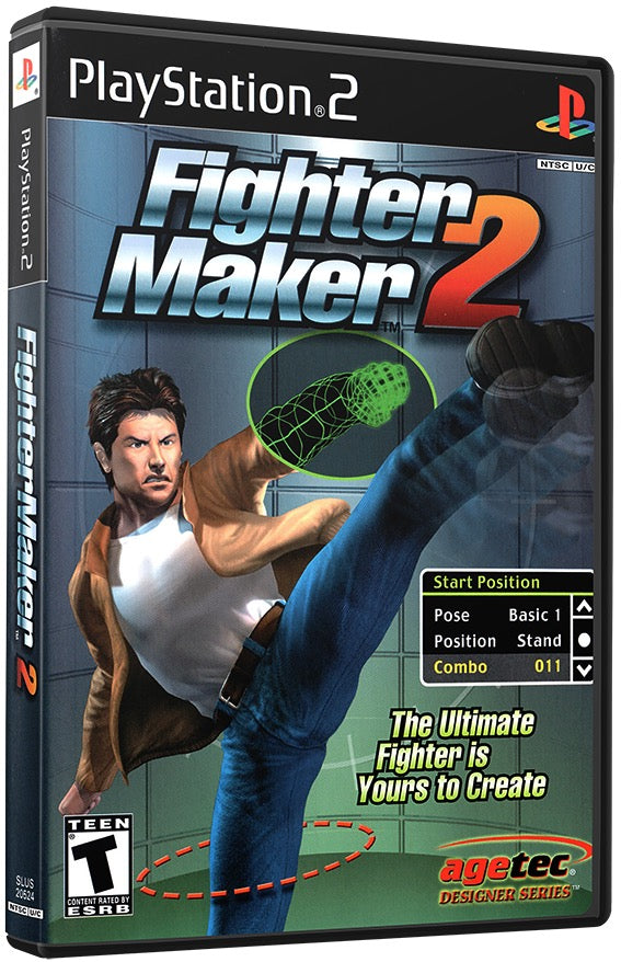 Fighter Maker 2 PS2 Sony Playstation 2 Used Video Game PS2
