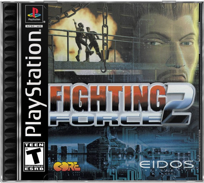 Fighting Force 2 PS1 Sony Playstation 1 Used Video Game