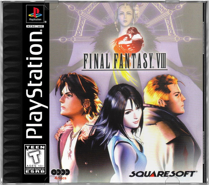 Final Fantasy VIII PS1 Sony Playstation 1 Used Video Game