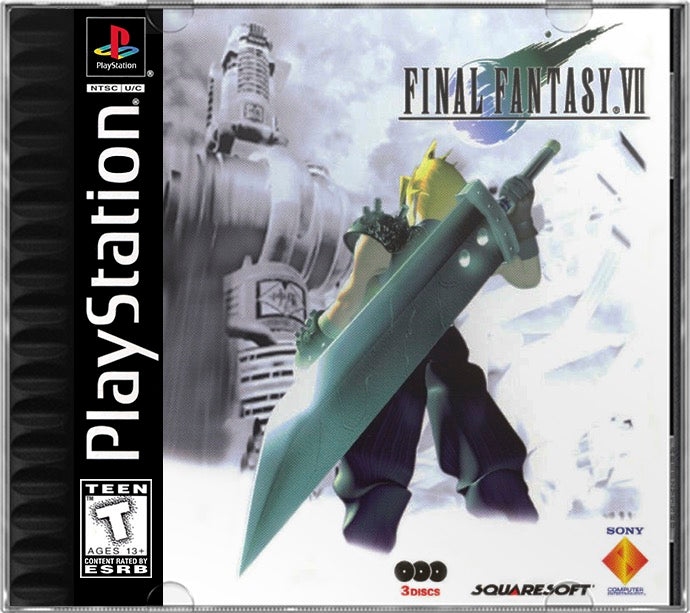 Final Fantasy VII PS1 Sony Playstation 1 Used Video Game