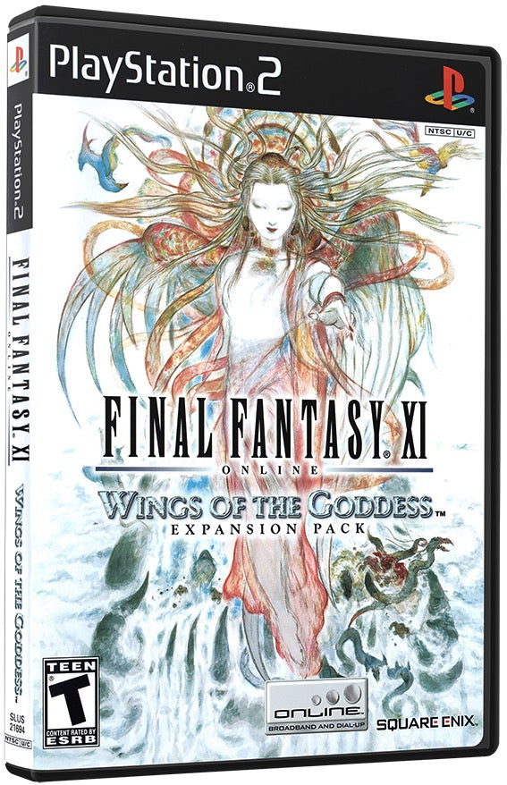 Final Fantasy XI - Wings of the Goddess PS2 Sony Playstation 2 Used Video Game PS2
