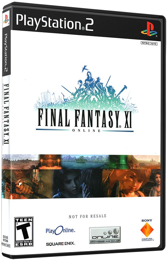 Final Fantasy XI PS2 Sony Playstation 2 Used Video Game PS2