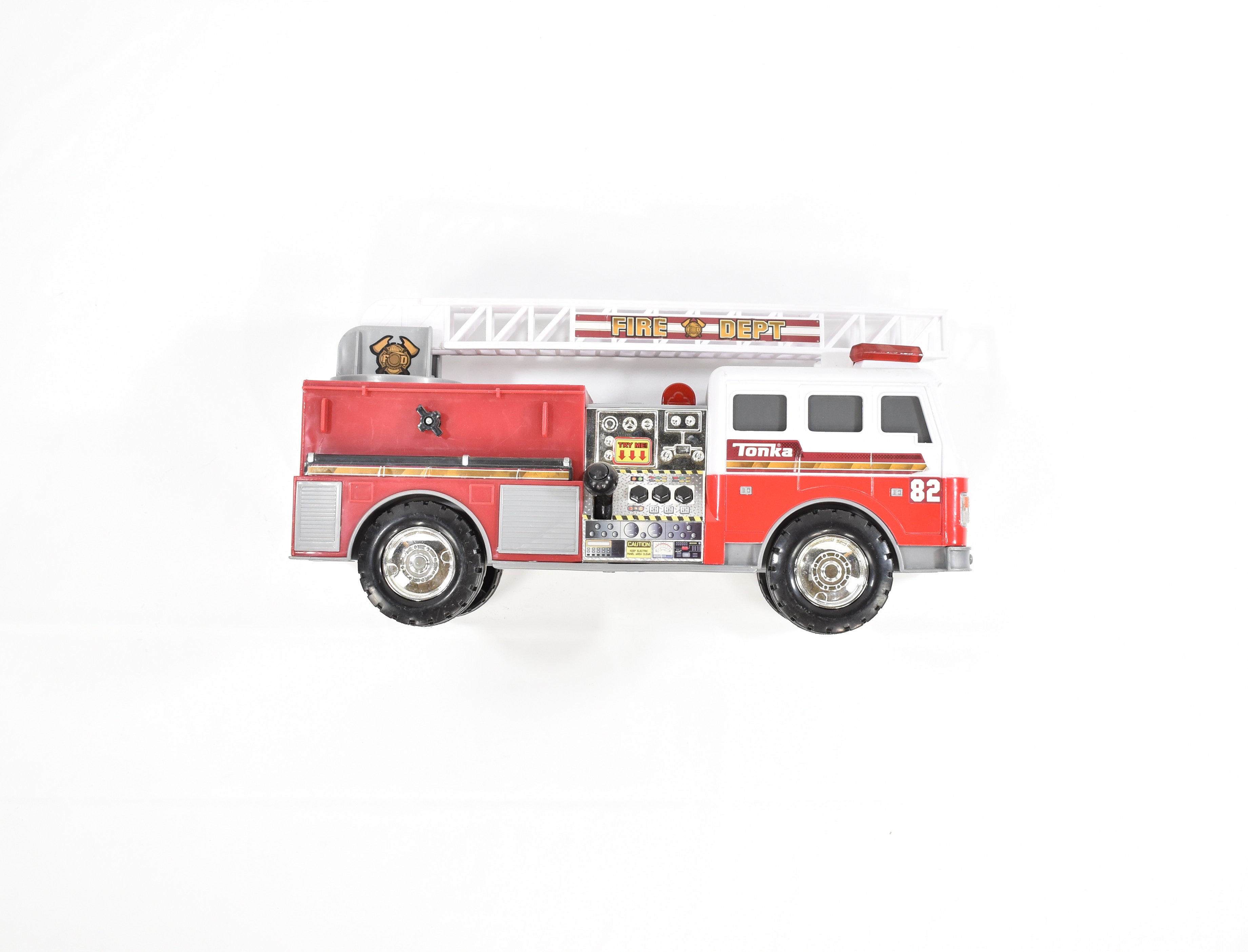 Tonka Fire Truck Emergency Response Fire Dept 82 Fire Truck USED