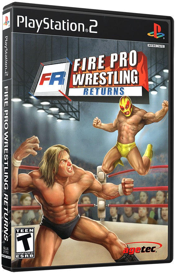 Fire Pro Wrestling Returns PS2 Sony Playstation 2 Used Video Game PS2