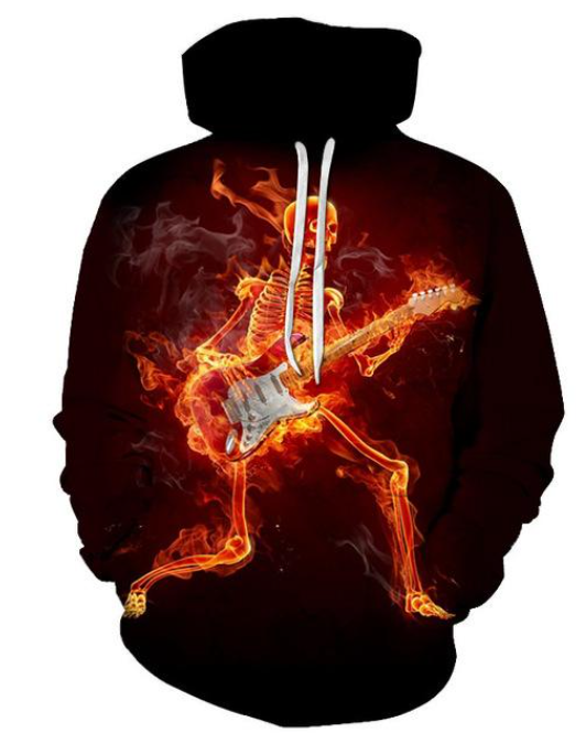 Fire & Flames Hoodie Exclusive Flame Art 13