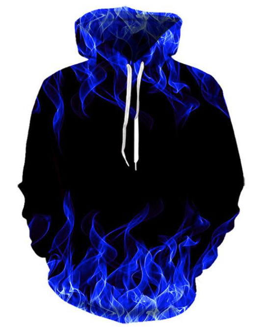 Fire & Flames Hoodie Exclusive Flame Art 6