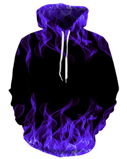 Fire & Flames Hoodie Exclusive Flame Art 14