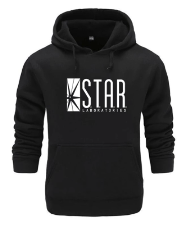 Flash Hoodie Exclusive Art Design Sweatshirt  Black