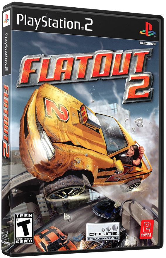 FlatOut 2 PS2 Sony Playstation 2 Used Video Game PS2
