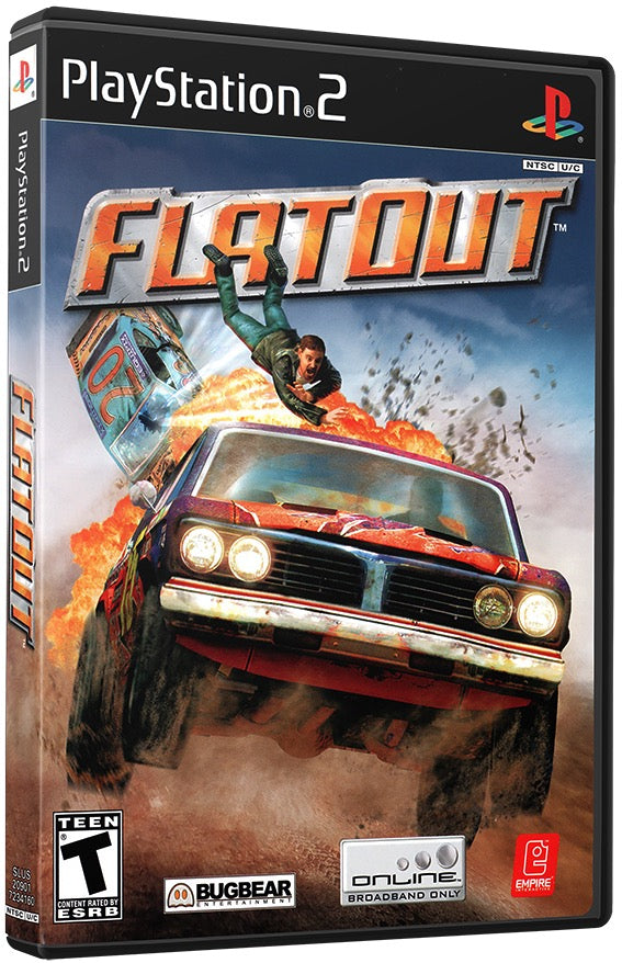 FlatOut PS2 Sony Playstation 2 Used Video Game PS2