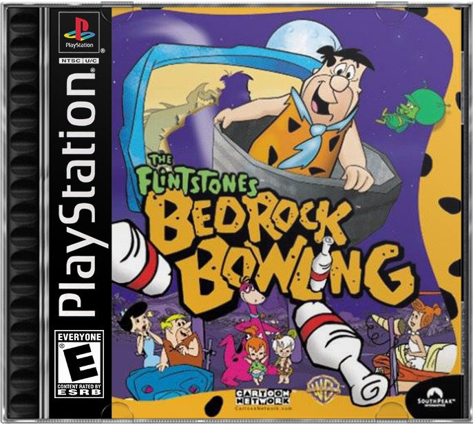 Flintstones, The - Bedrock Bowling PS1 Sony Playstation 1 Used Video Game
