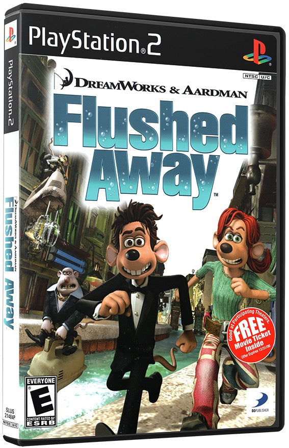 Flushed Away PS2 Sony Playstation 2 Used Video Game PS2