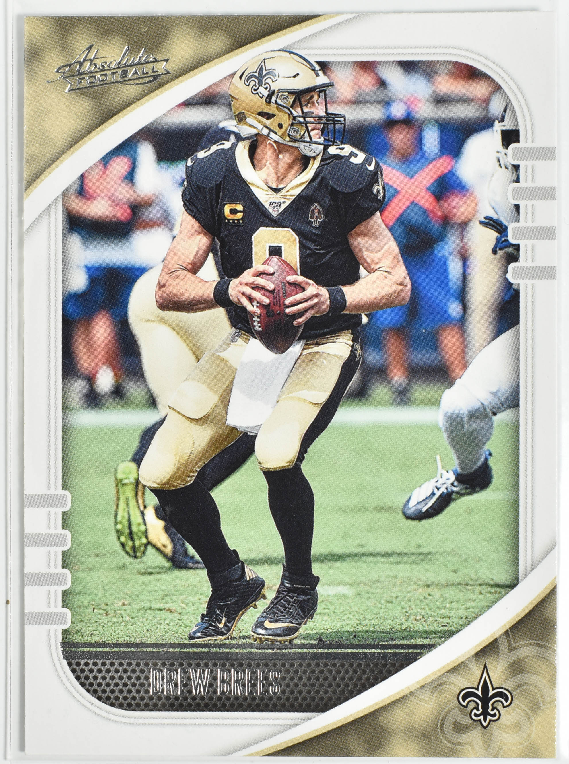 Drew Brees 72 Panini 2019 Absolute Football Card New Orleans Saints
