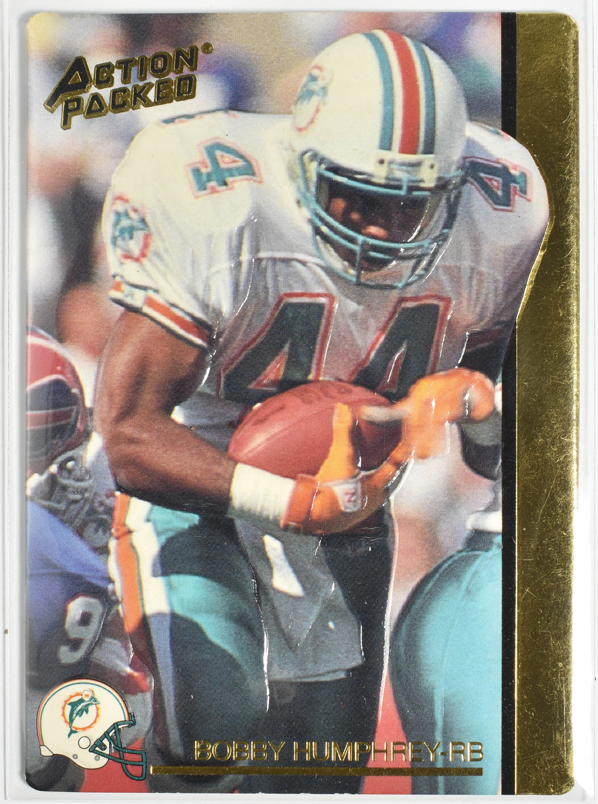 Robby Humphrey 58 Action Packed 1992 Miami Dolphins