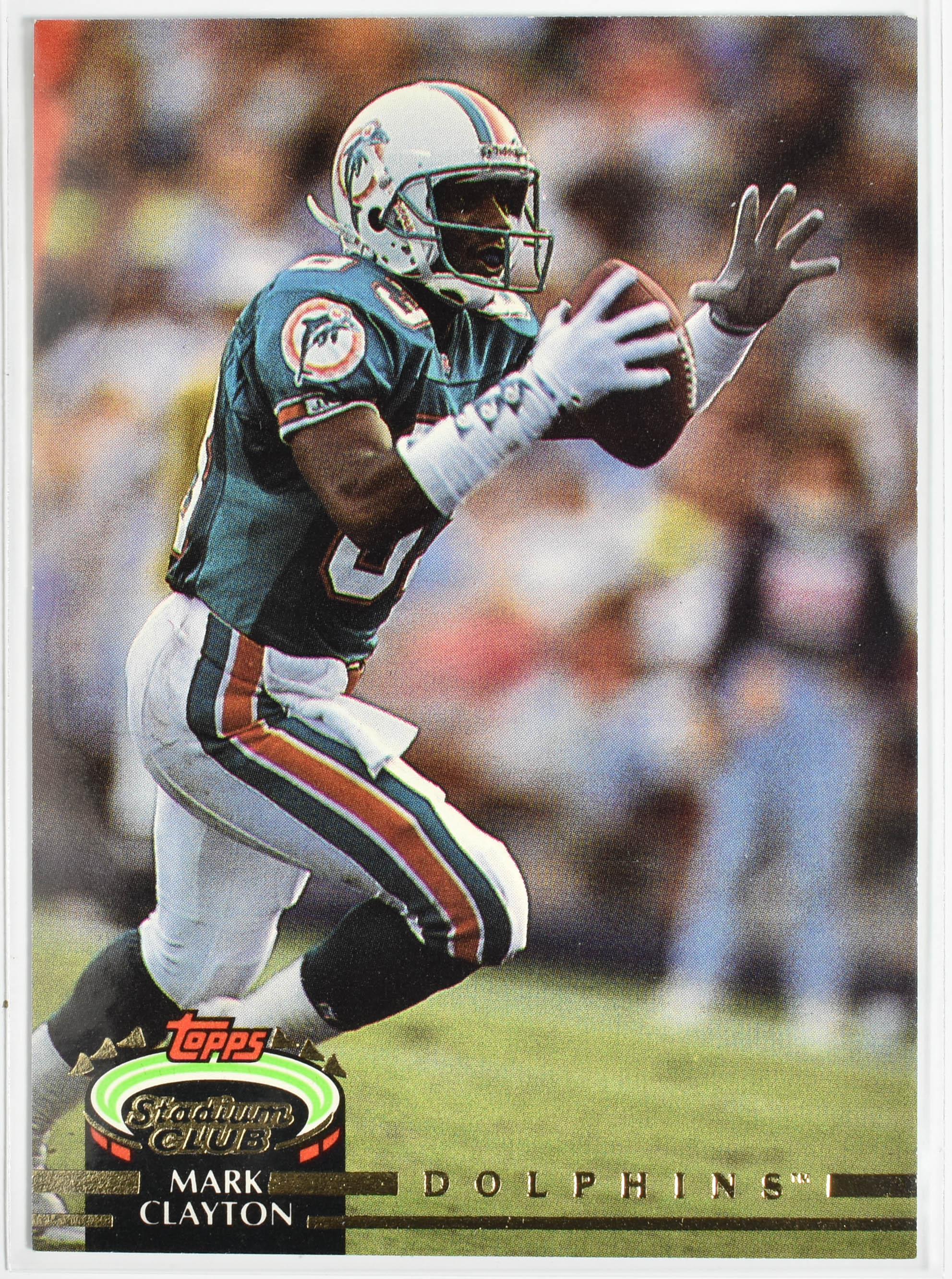 Mark Clayton 550 Topps Stadium Club 1992 Miami Dolphins