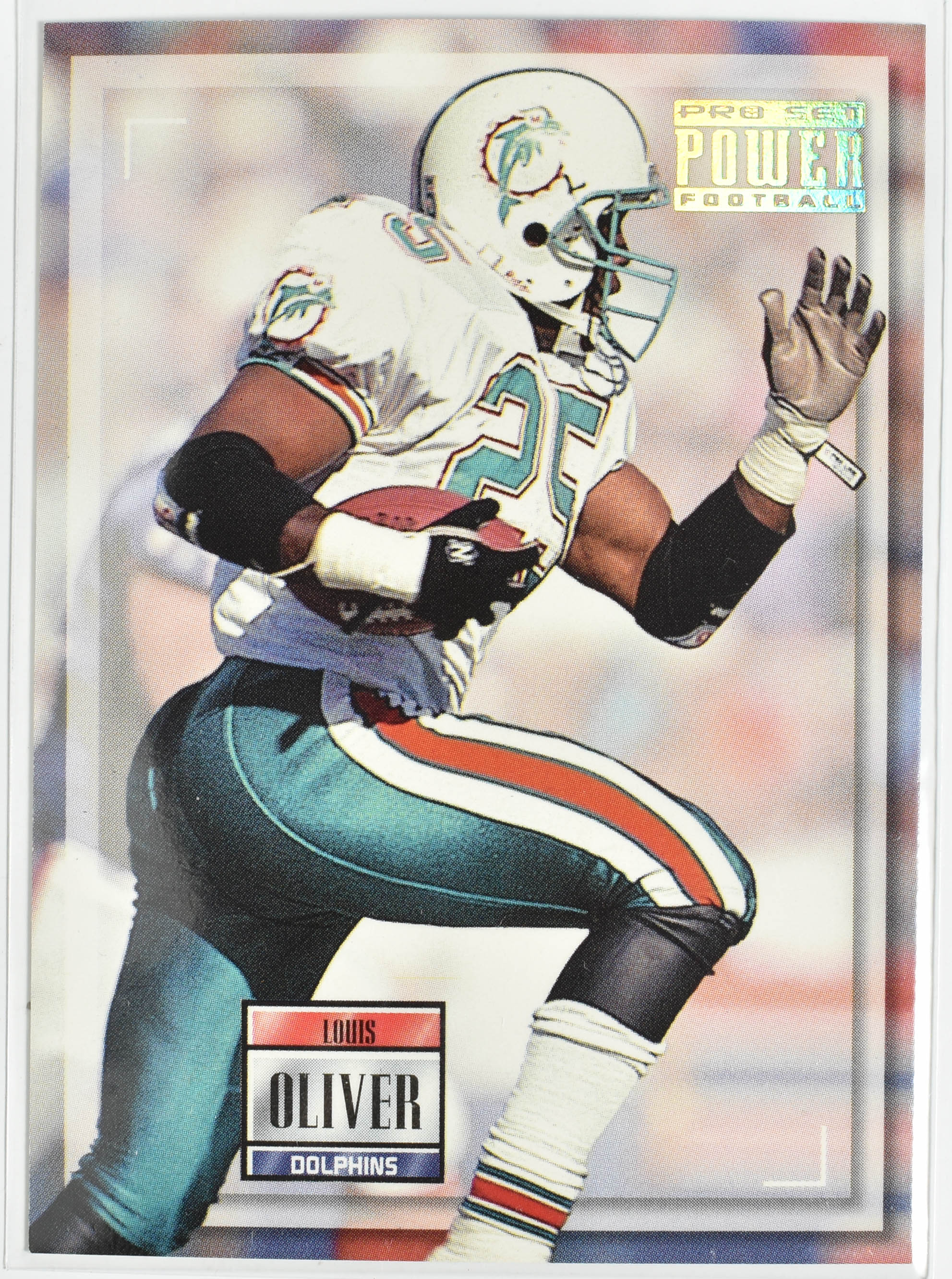 Louis Oliver 25 Pro Set 1993 Miami Dolphins