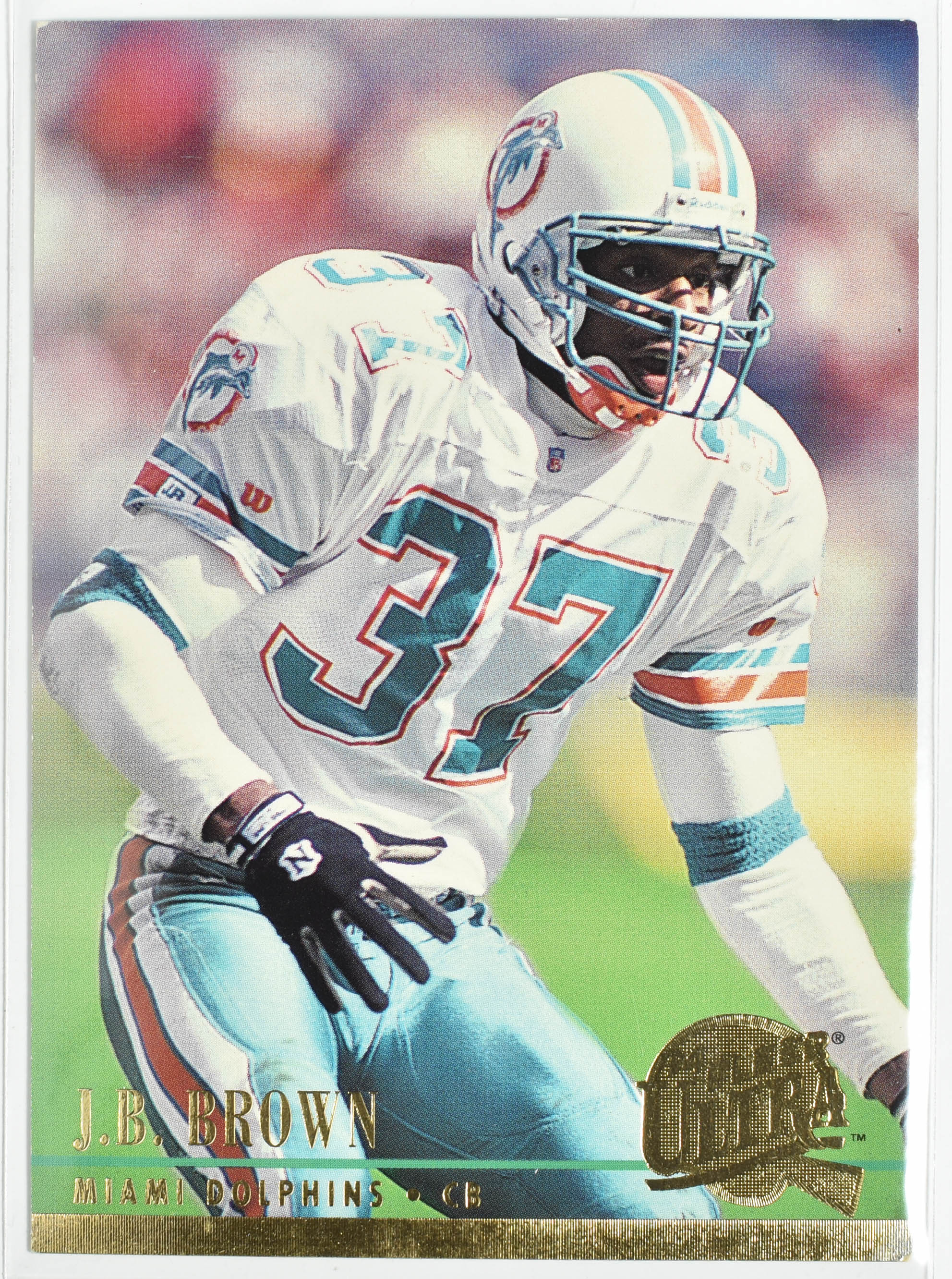 Jb Brown 174 Fleer 1994 Ultra Miami Dolphins