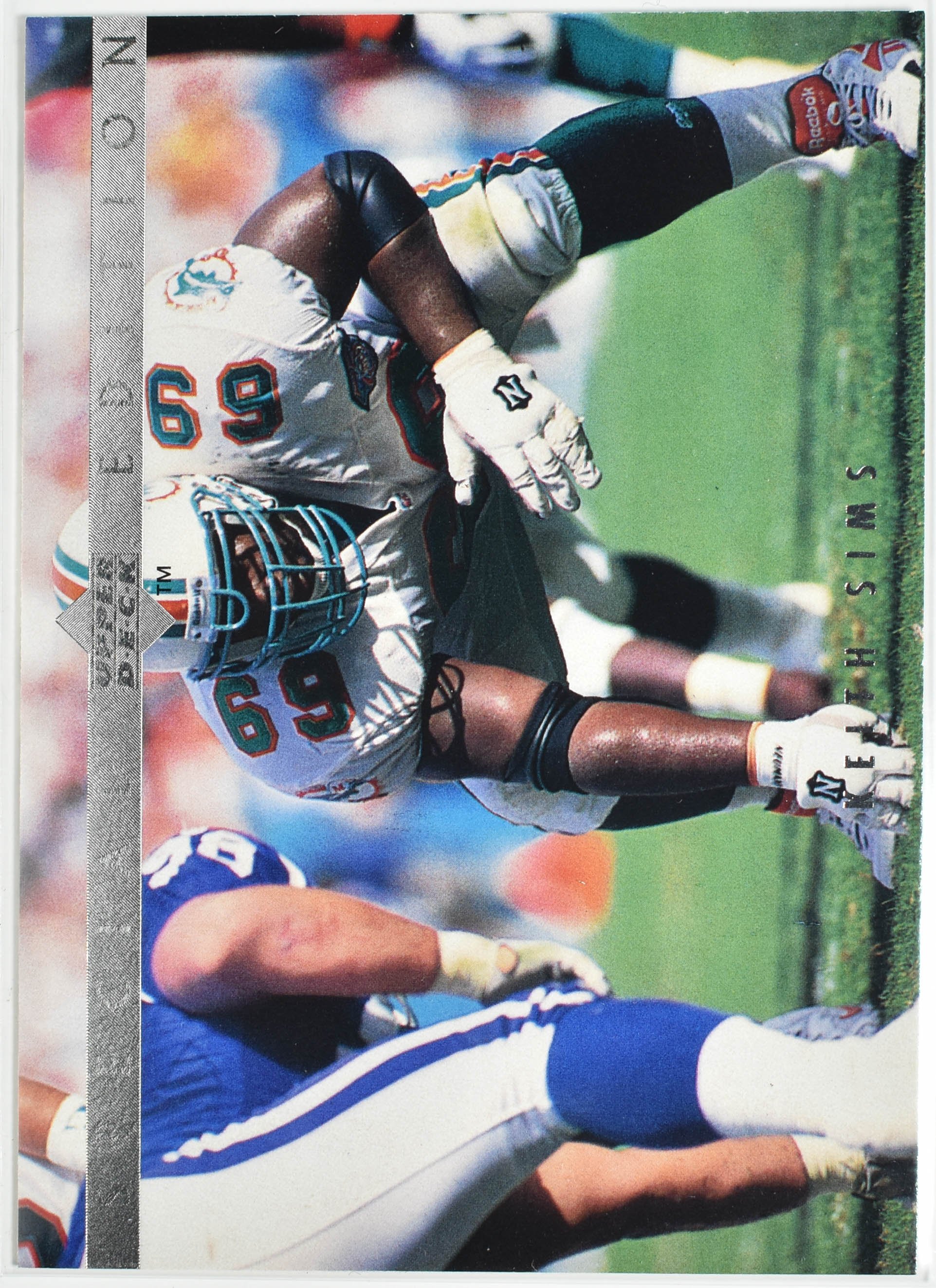 Keith Sims SE54 Special Edition Upper Deck 1995 Miami Dolphins