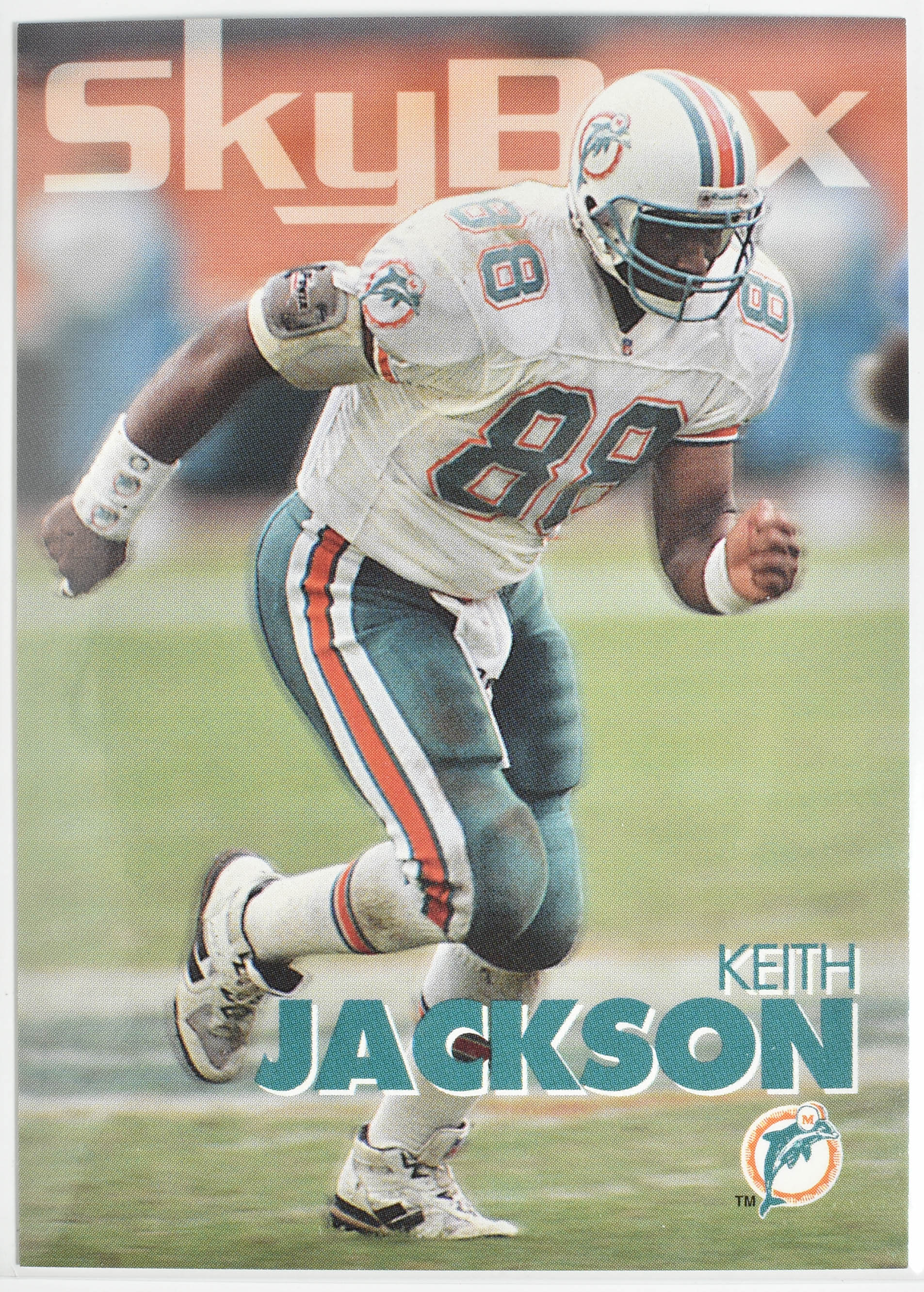 Keith Jackson 181 Sky Box 1993 Miami Dolphins
