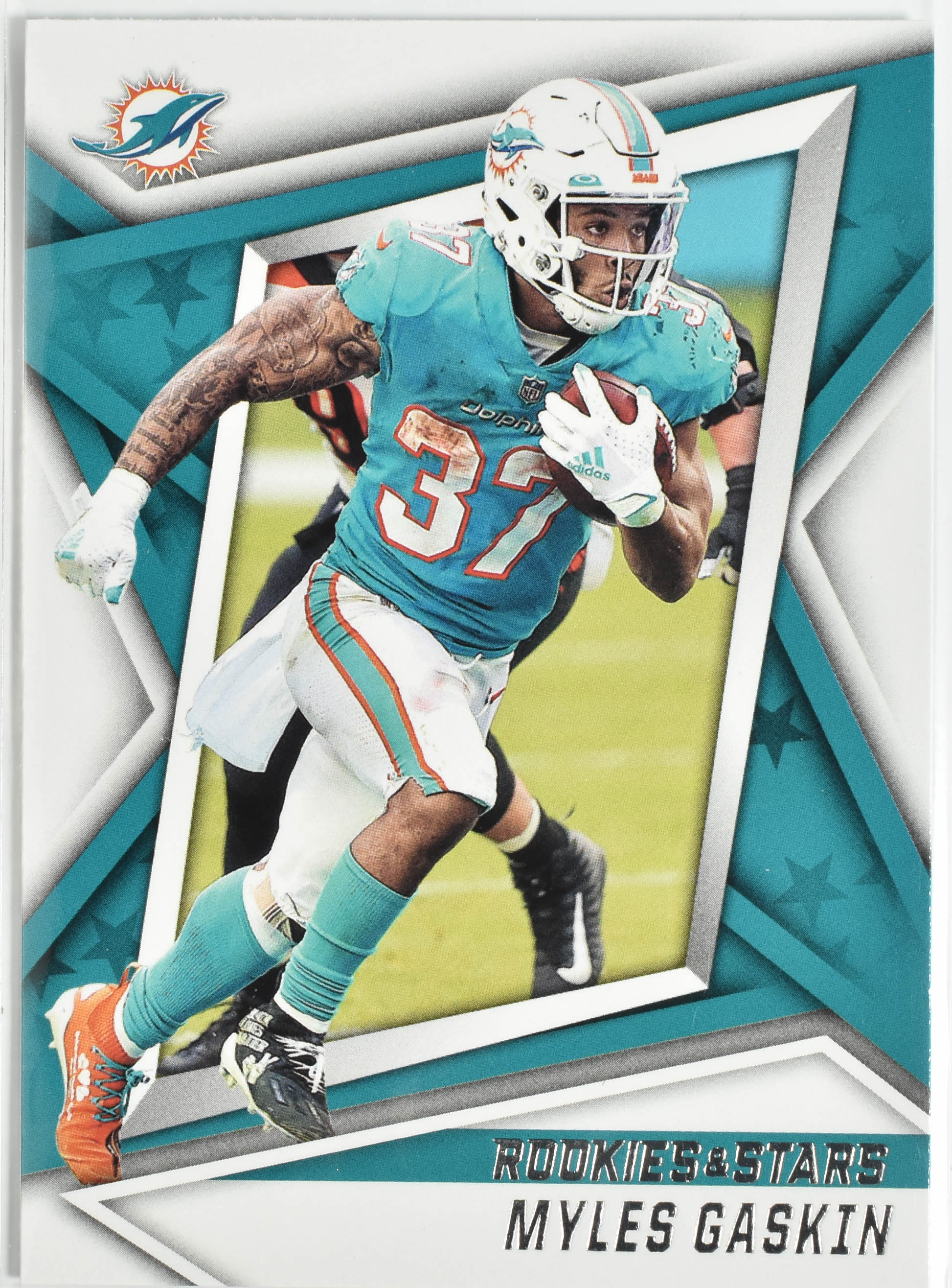 Myles Gaskin 94 Panini 2021 Rookies and Stars Miami Dolphins