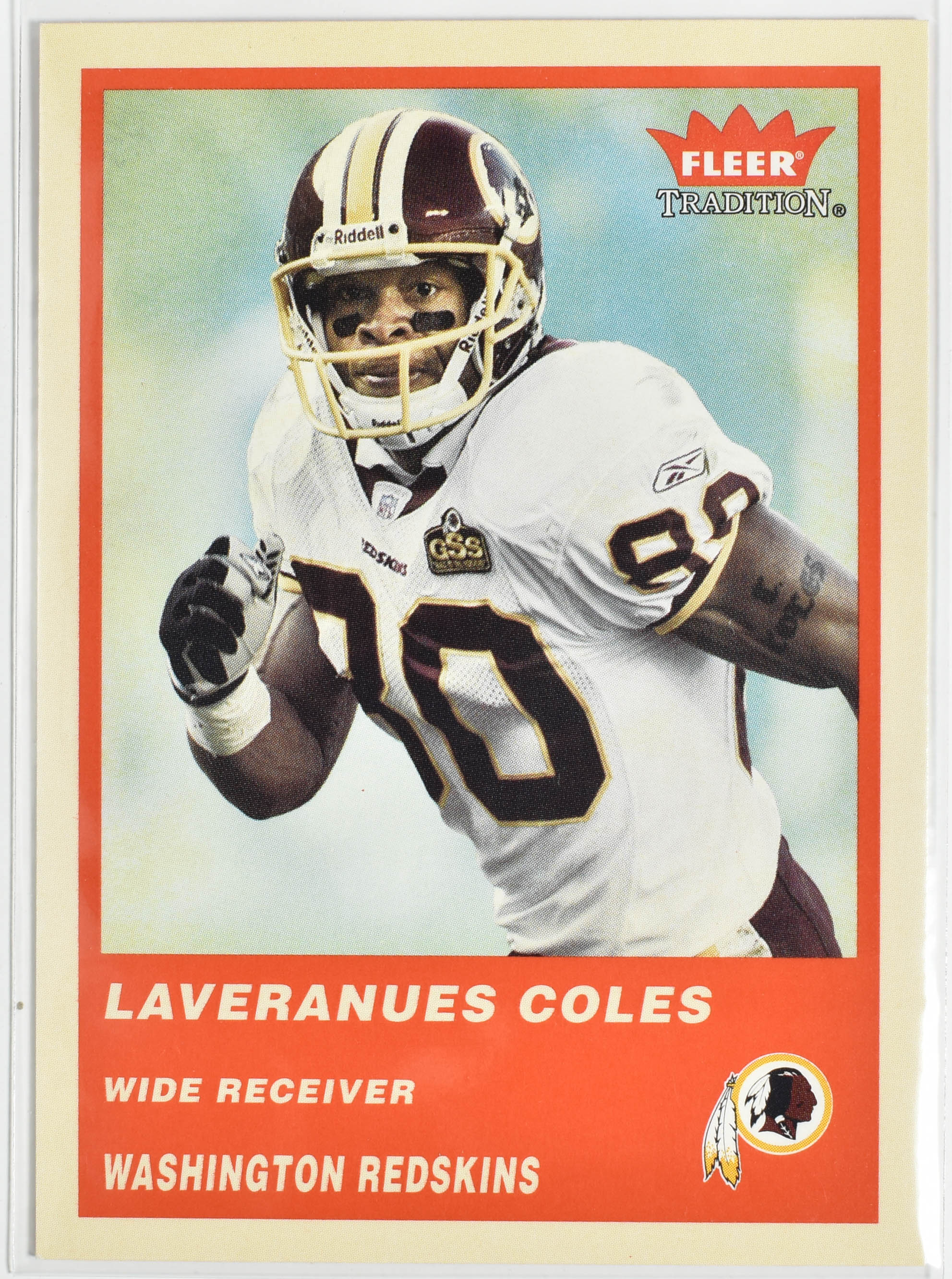 Laveranues Coles 228 Fleer 2004 Washington Football Team