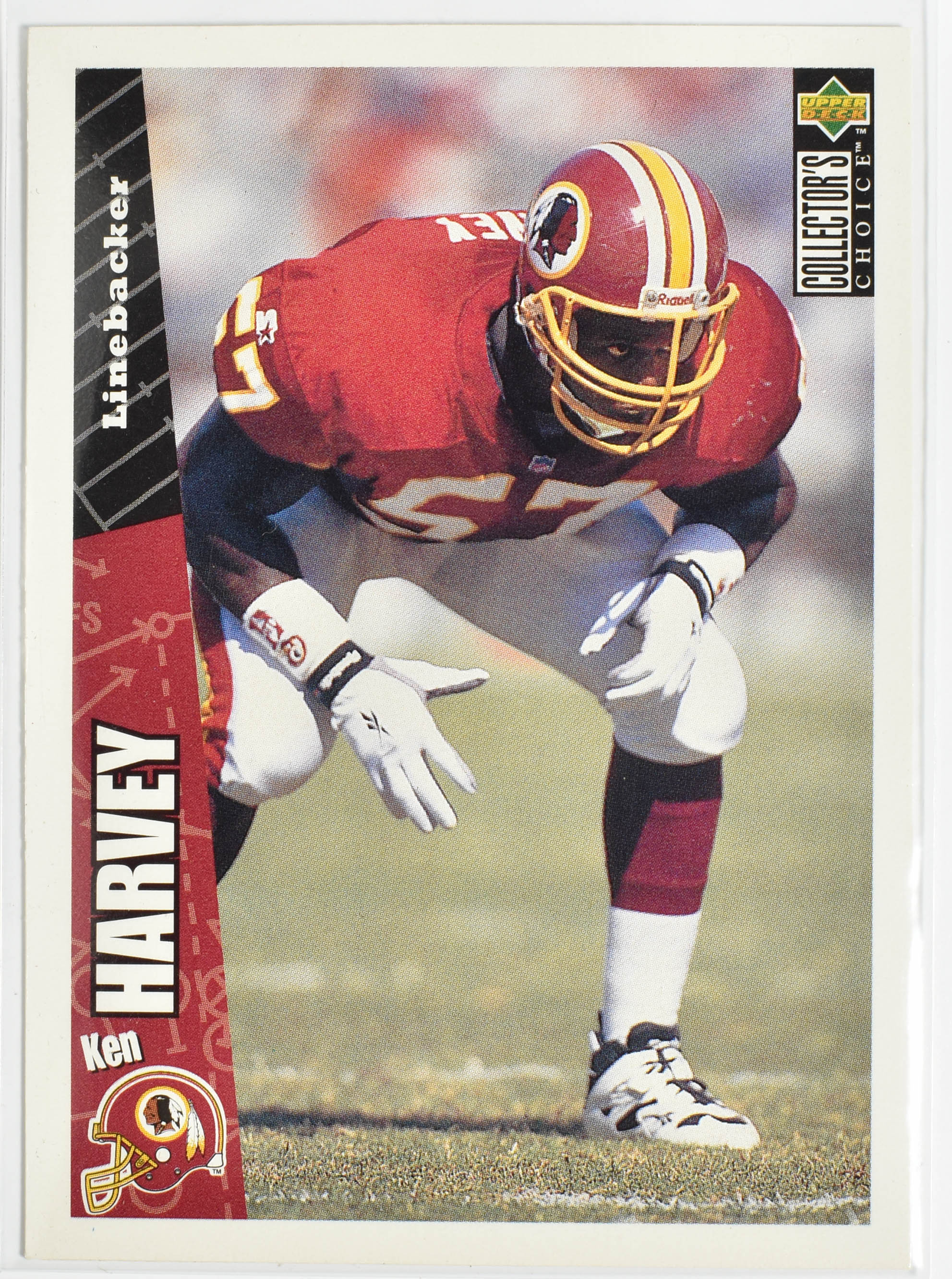 Ken Harvey 257 Upper Deck 1996 Washington Football Team