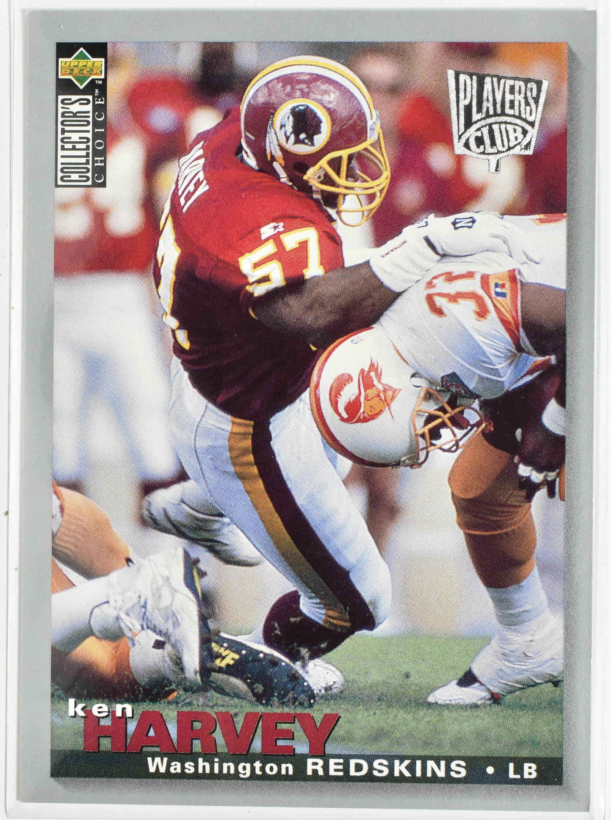 Ken Harvey 181 Upper Deck 1995 Washington Football Team