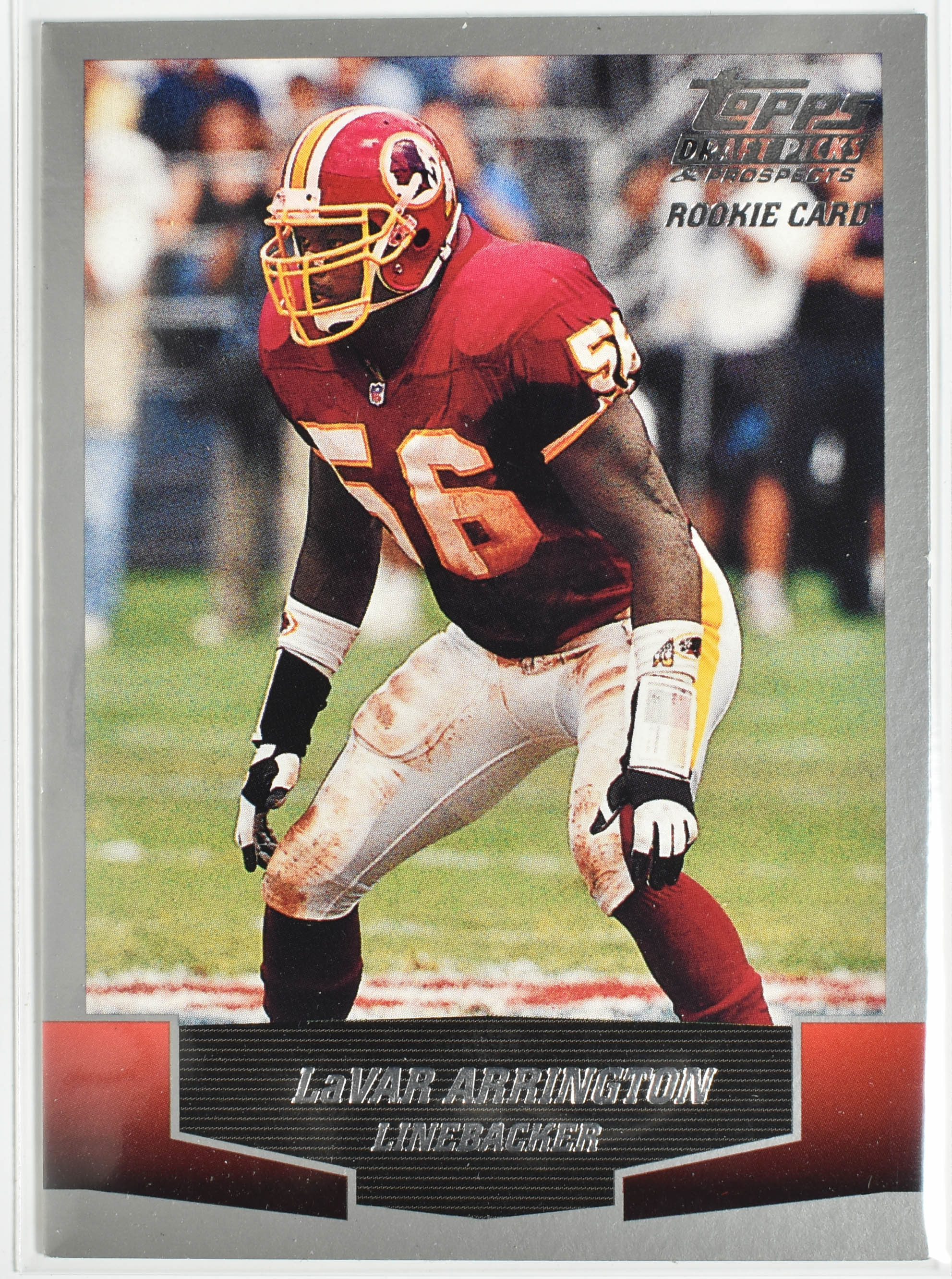 LaVar Arrington 43 Topps 2004 Draft Picks Washington Football Team