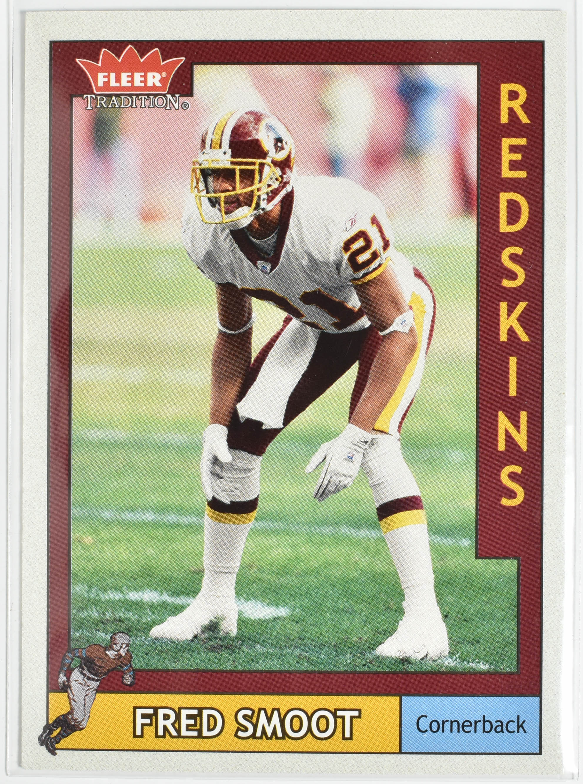 Fred Smoot 64 Fleer 2003 Washington Football Team