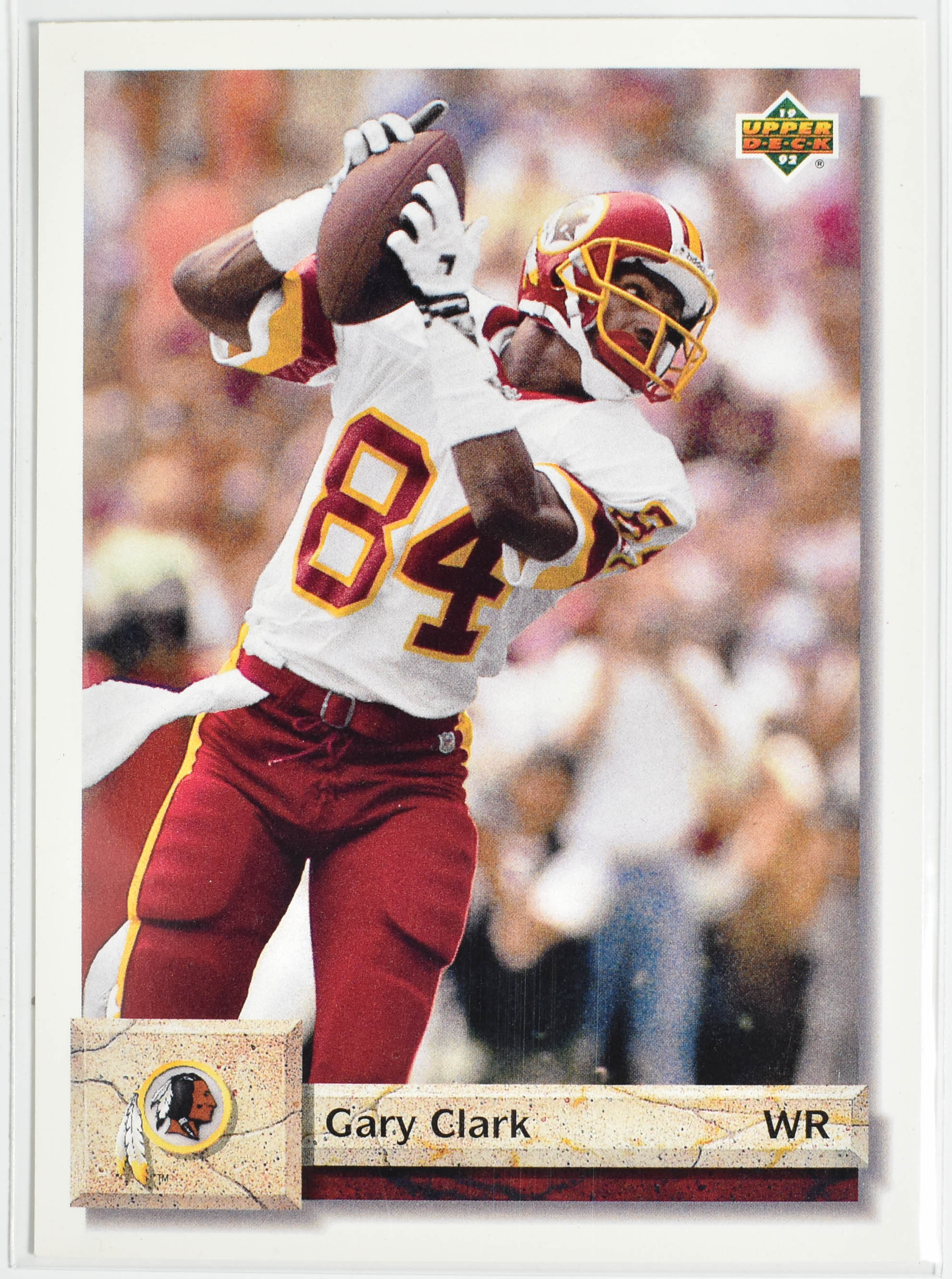 Gary Clark 316 Upper Deck 1992 Washington Football Team Washington Football Team