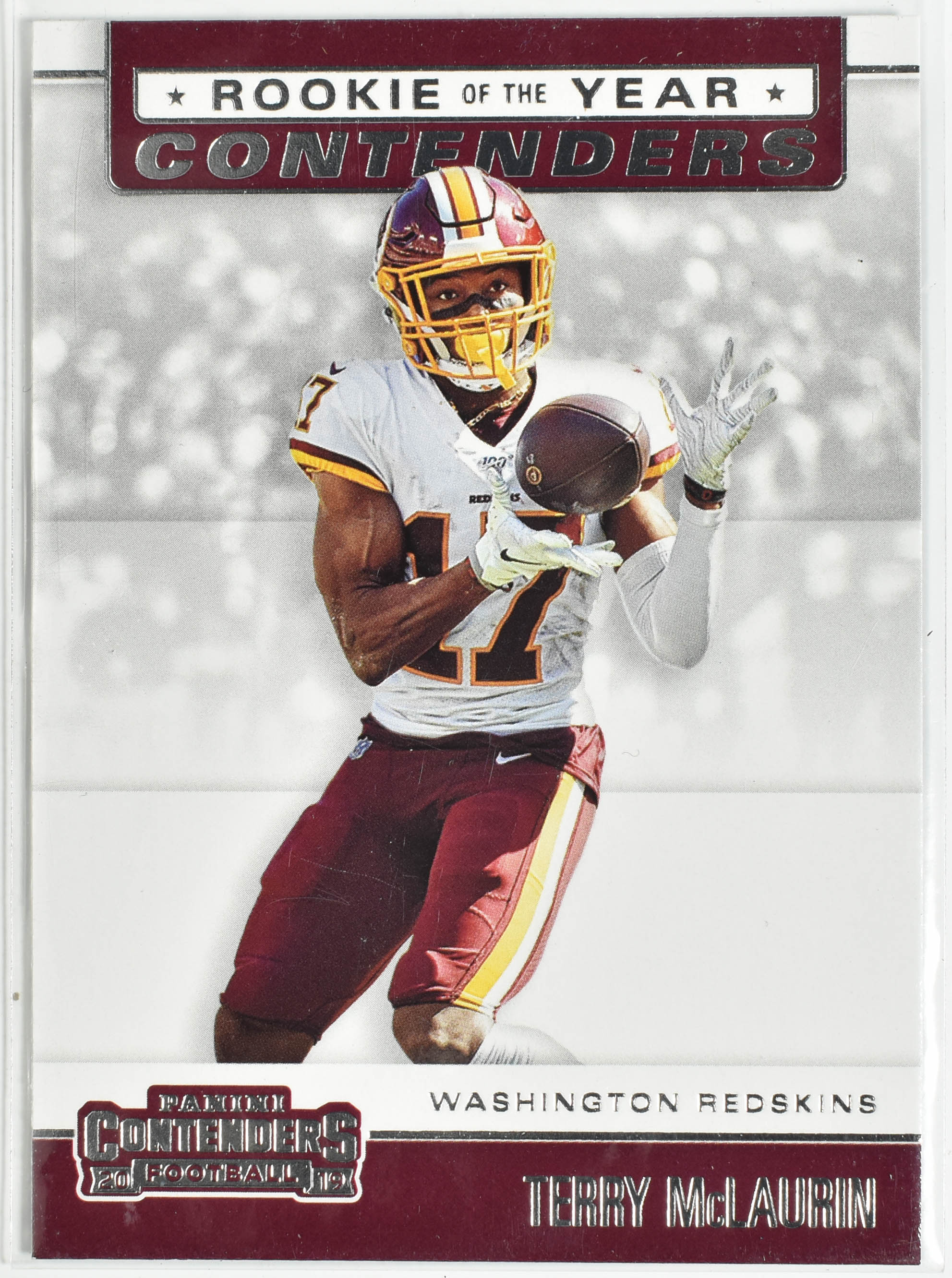 Terry McLaurin RVA-TM Rookie of the Year Contenders 2019 Panini Contenders