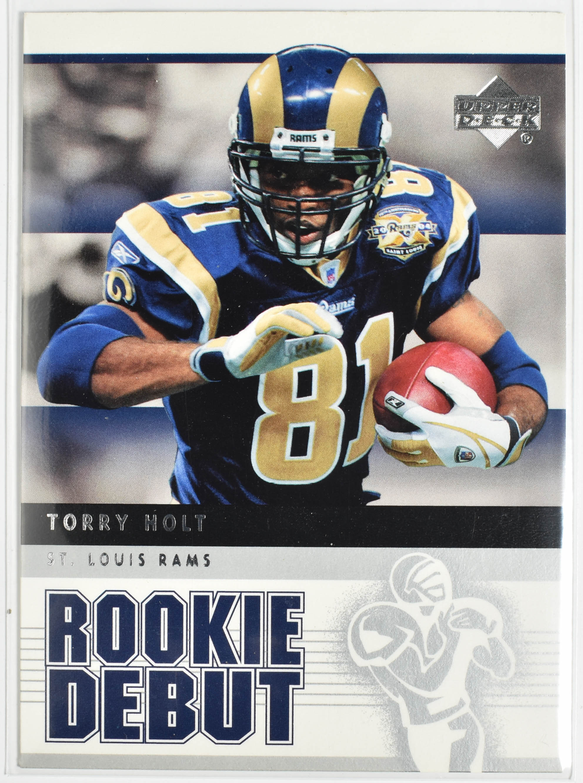 Torry Holt Rookie 91 Upper Deck 2005 Rams Football Card
