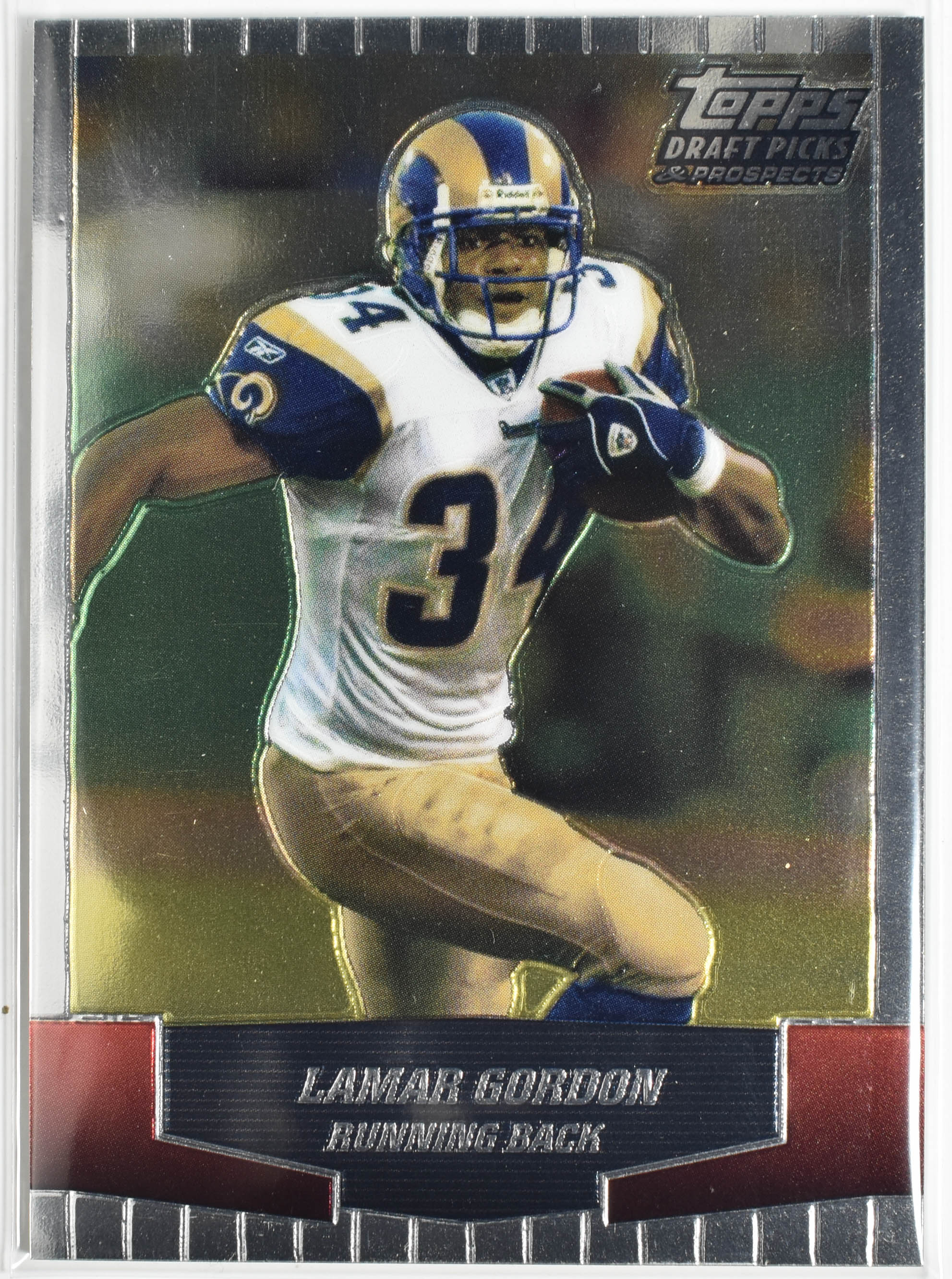 Lamar Gordon 64 Topps 2004 Rams Football Card