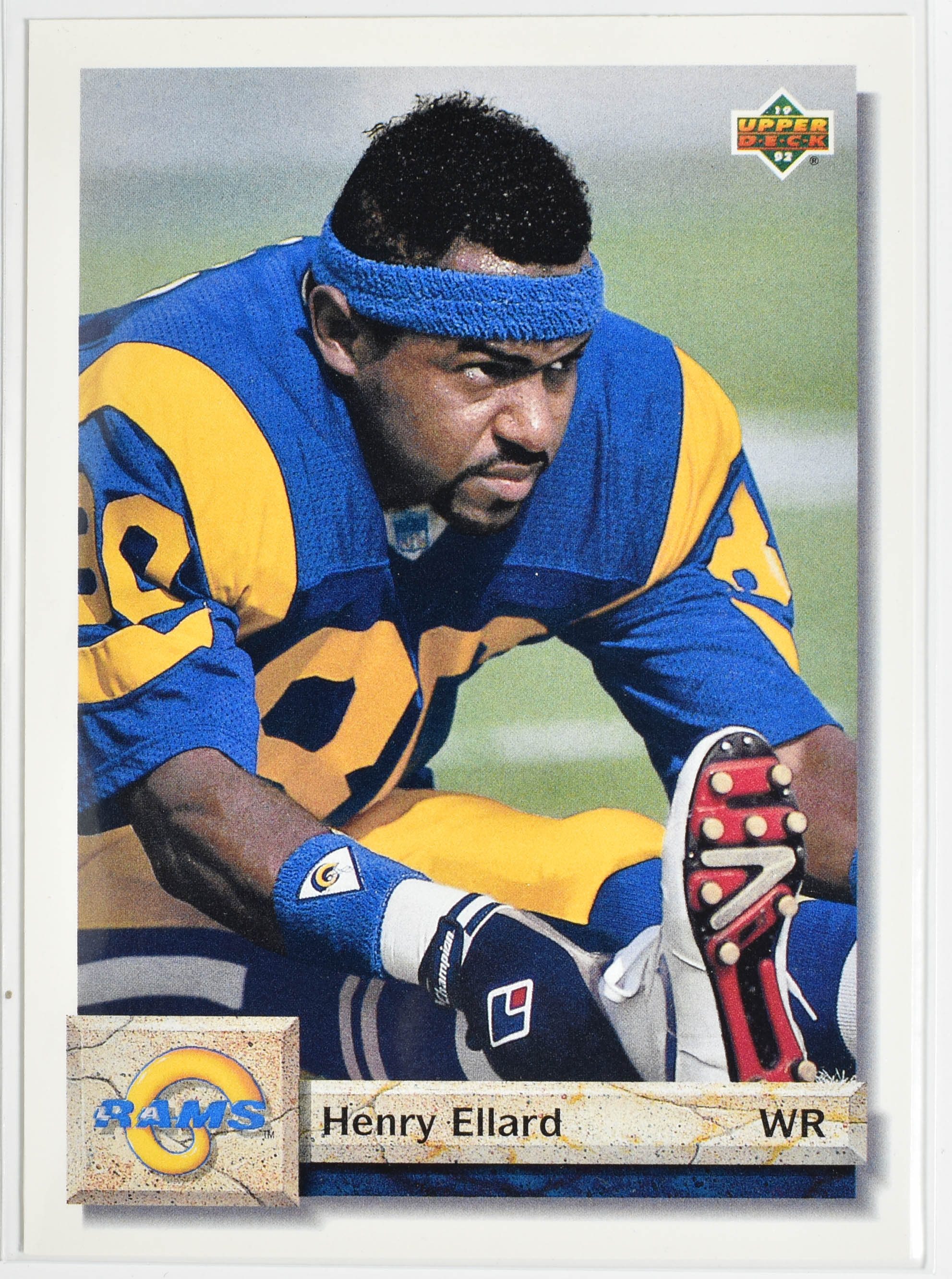 Henry Ellard 138 1992 Upper Deck Rams Football Card