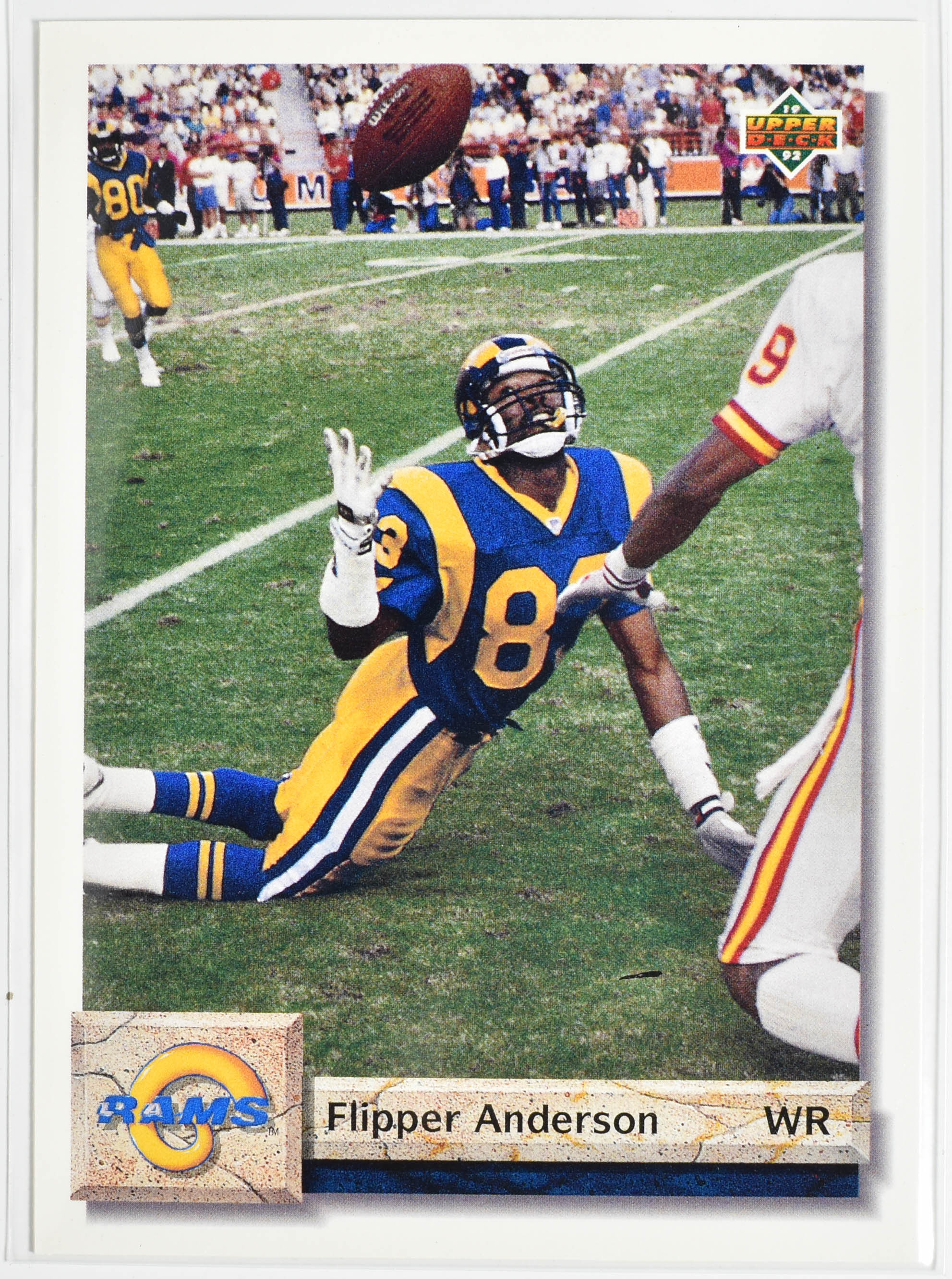 Flipper Anderson 122 Upper Deck 1992 Rams Football Card