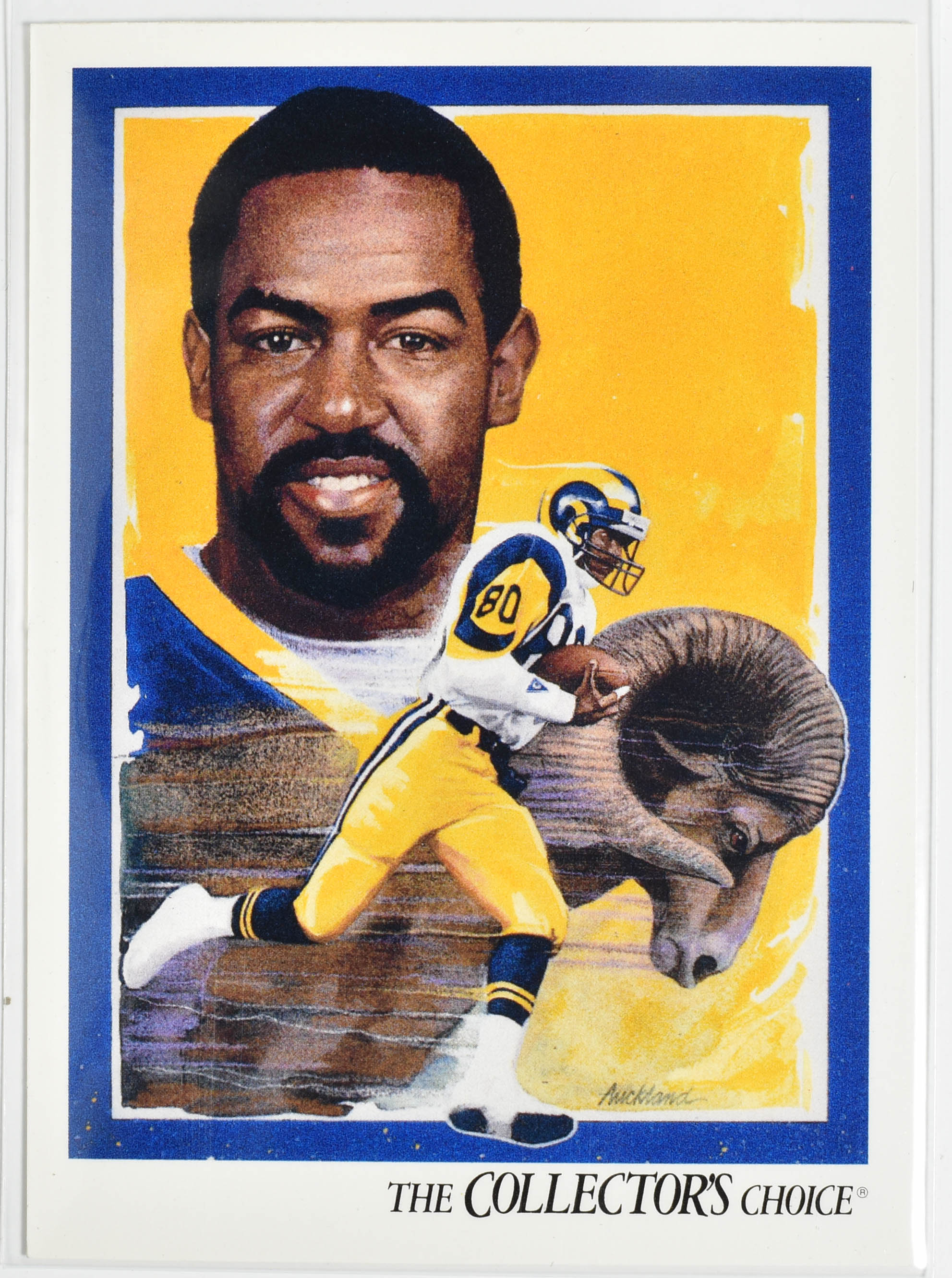Henry Ellard 95 Upper Deck 1992 Rams Football Card