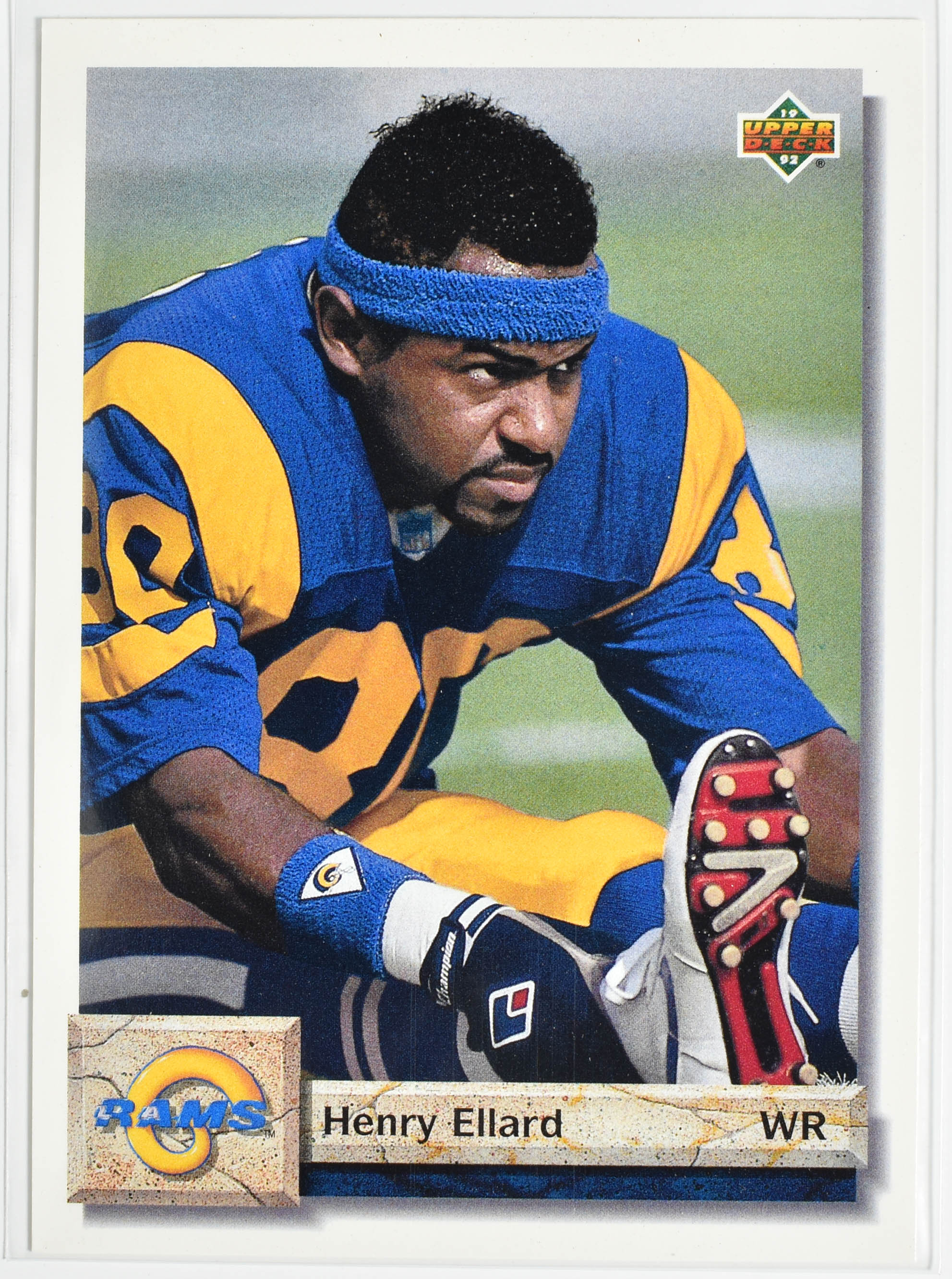 Henry Ellard 138 Upper Deck 1992 Rams Football Card