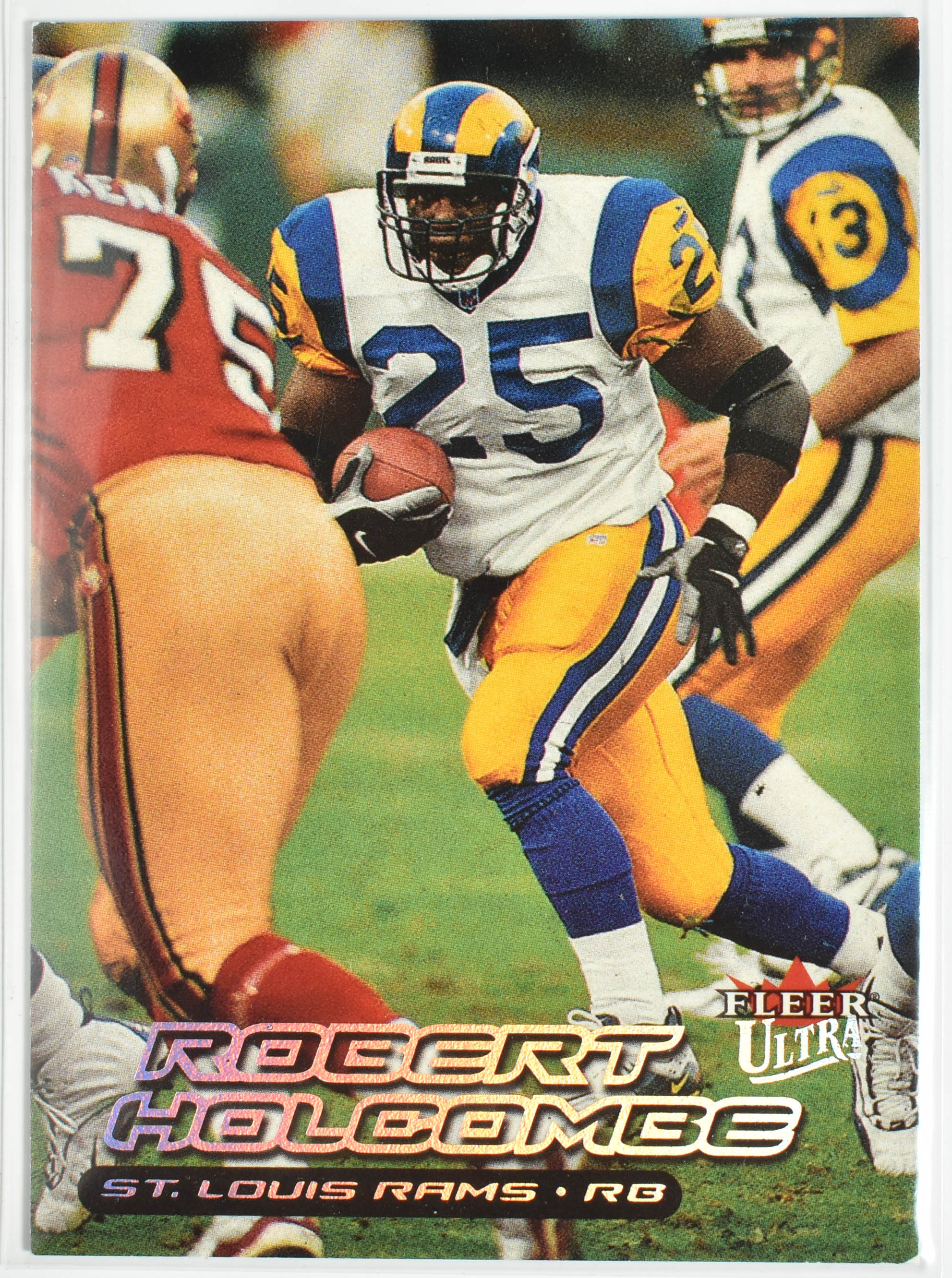 Robert Holcombe Fleer Ultra 131 Rams Football Card