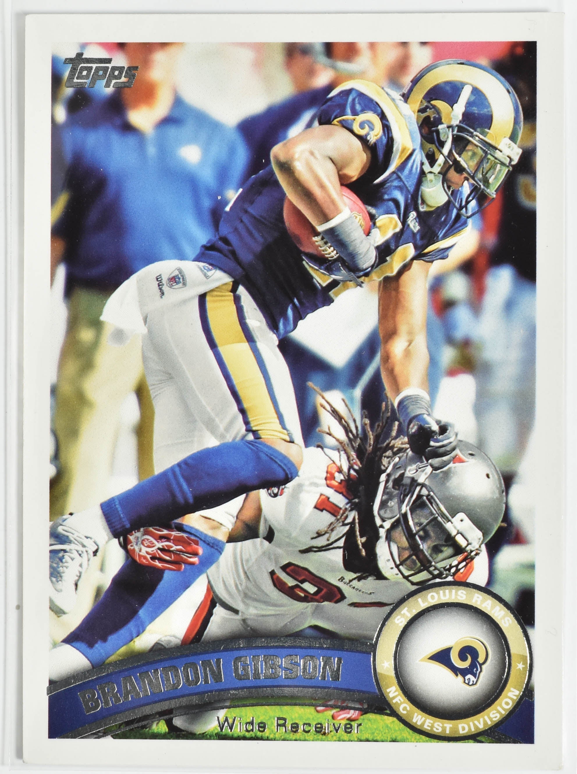 Brandon Gibson 201 Topps 2011 Rams Football Card
