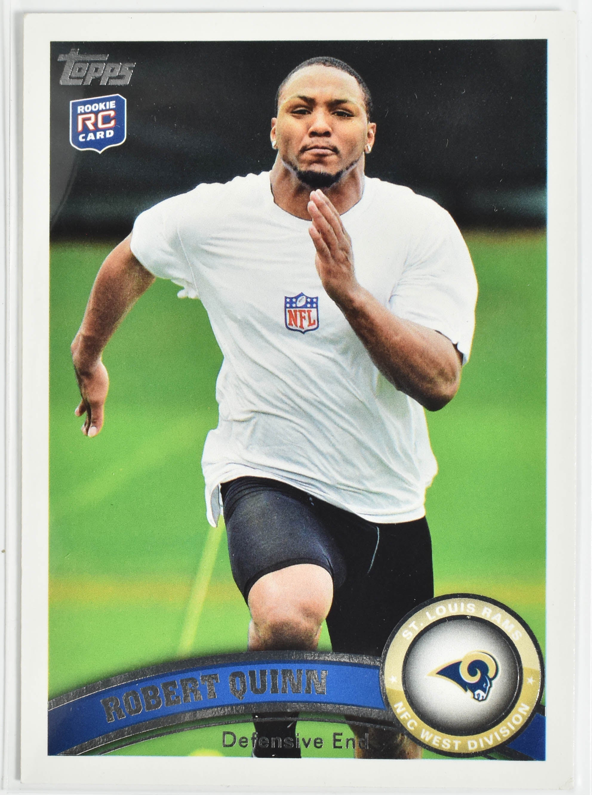 Robert Quinn 271 Topps Rookie 2011 Rams Football Card
