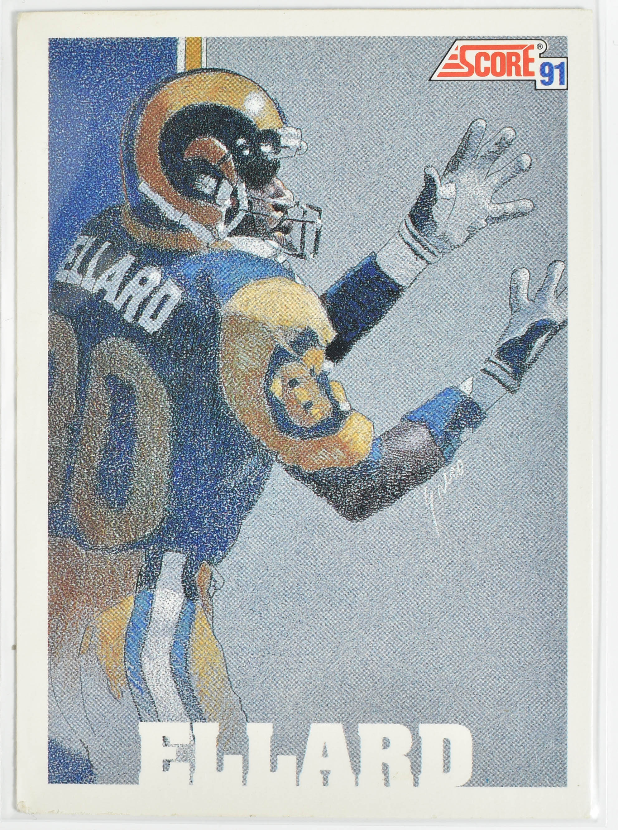 Henry Ellard 642 Score Team MVP Rams Rams Football Card