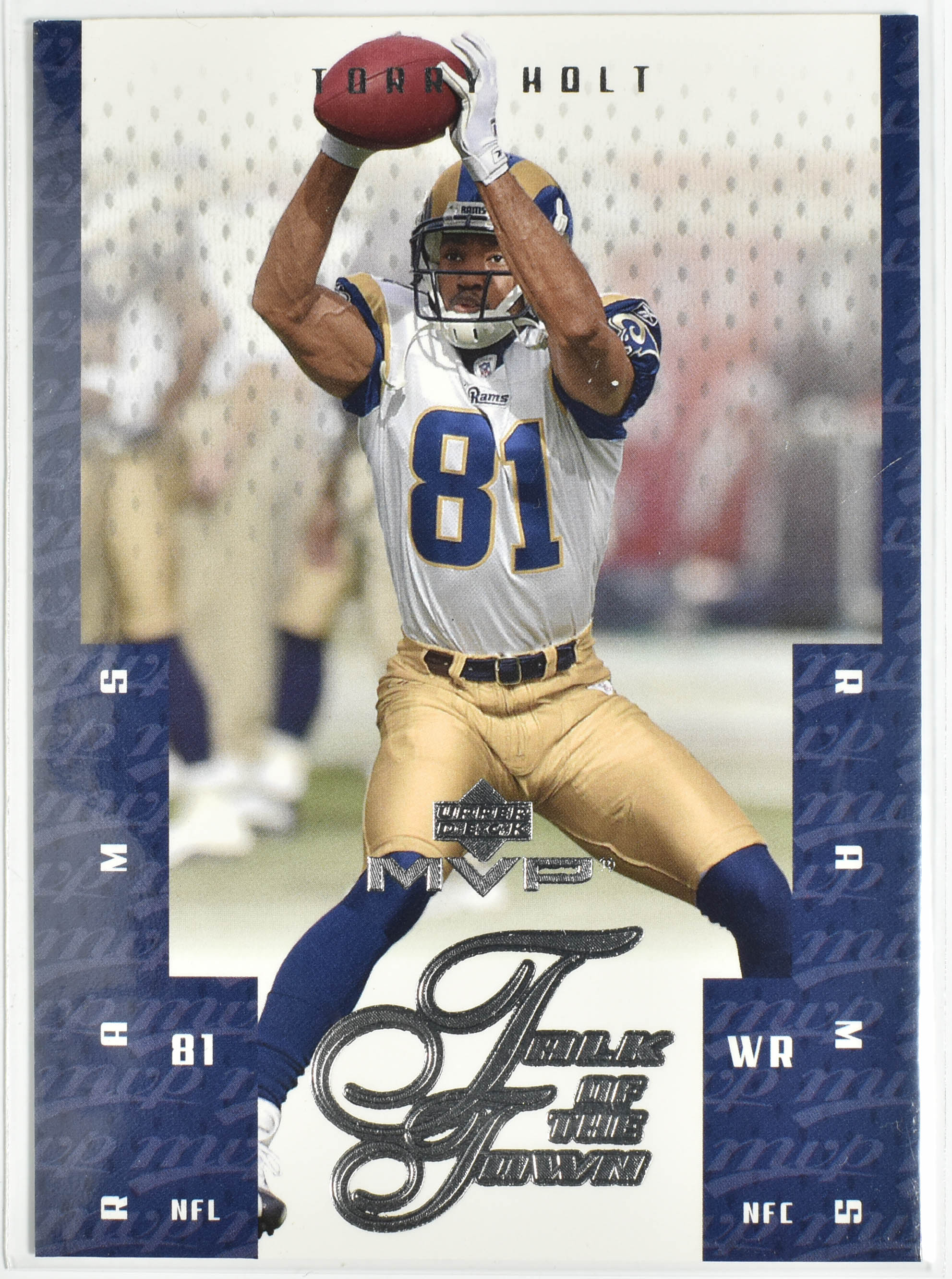 Torry Holt TT 71 Upper Deck 2003 Rams Football Card